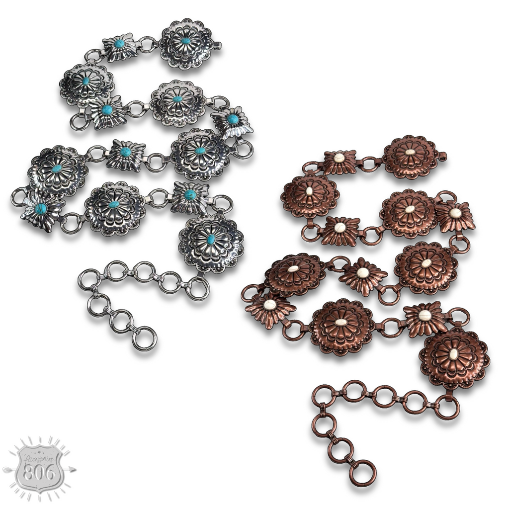 The Casper Concho Belt - Choose Your Color!