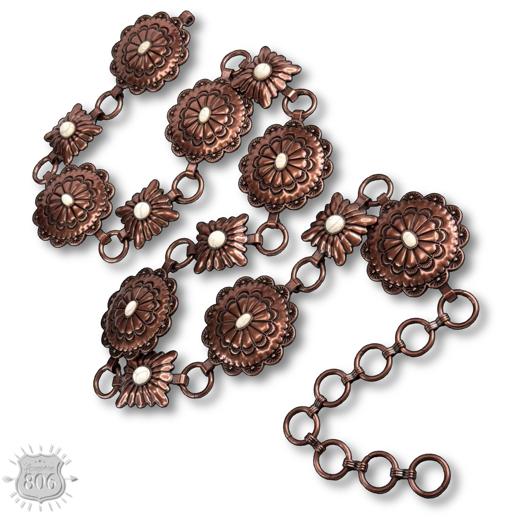 The Casper Concho Belt - Choose Your Color!