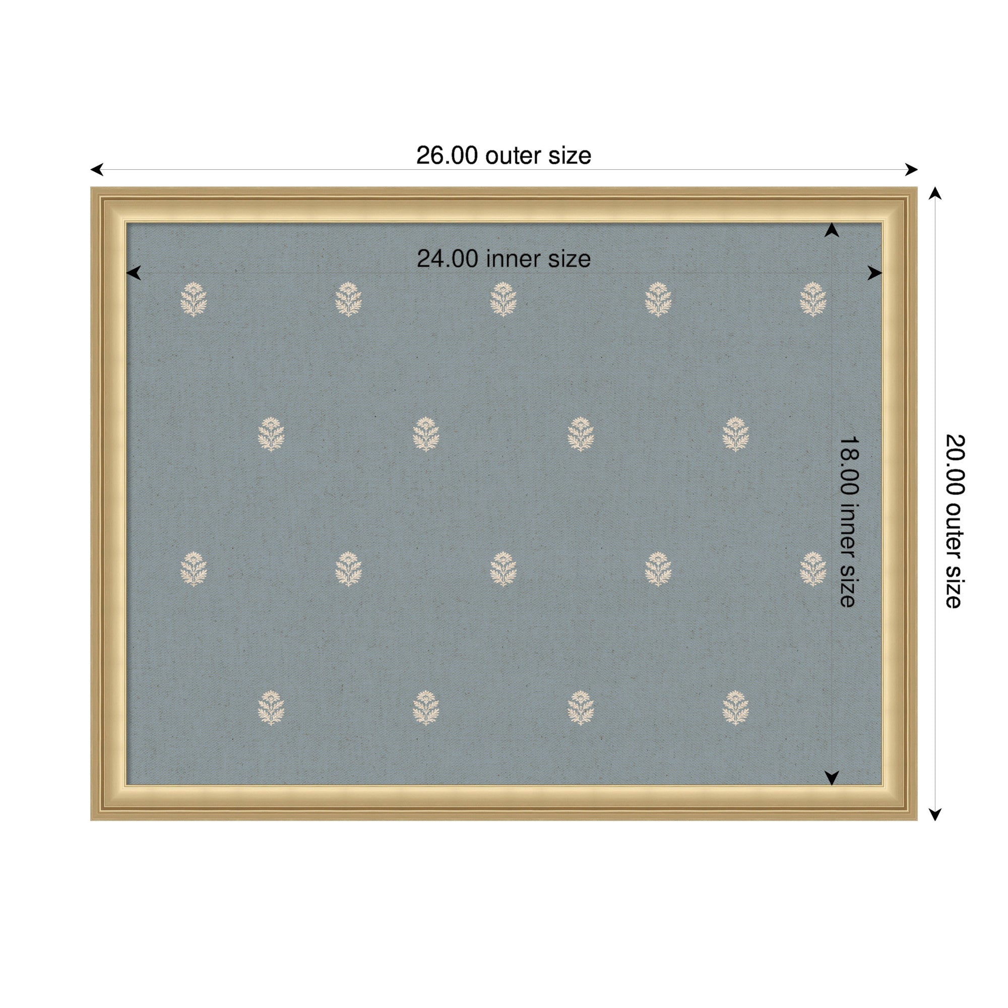 Pinboard | Blue Botanical Block Print