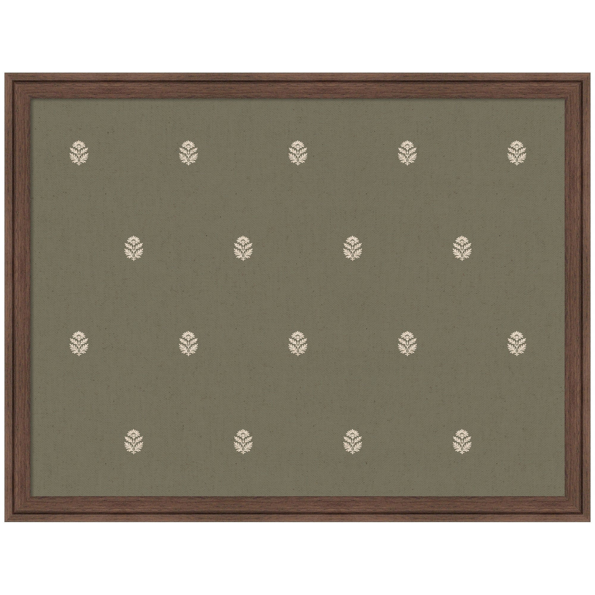 Pinboard | Green Botanical Block Print - Multiple Sizes!