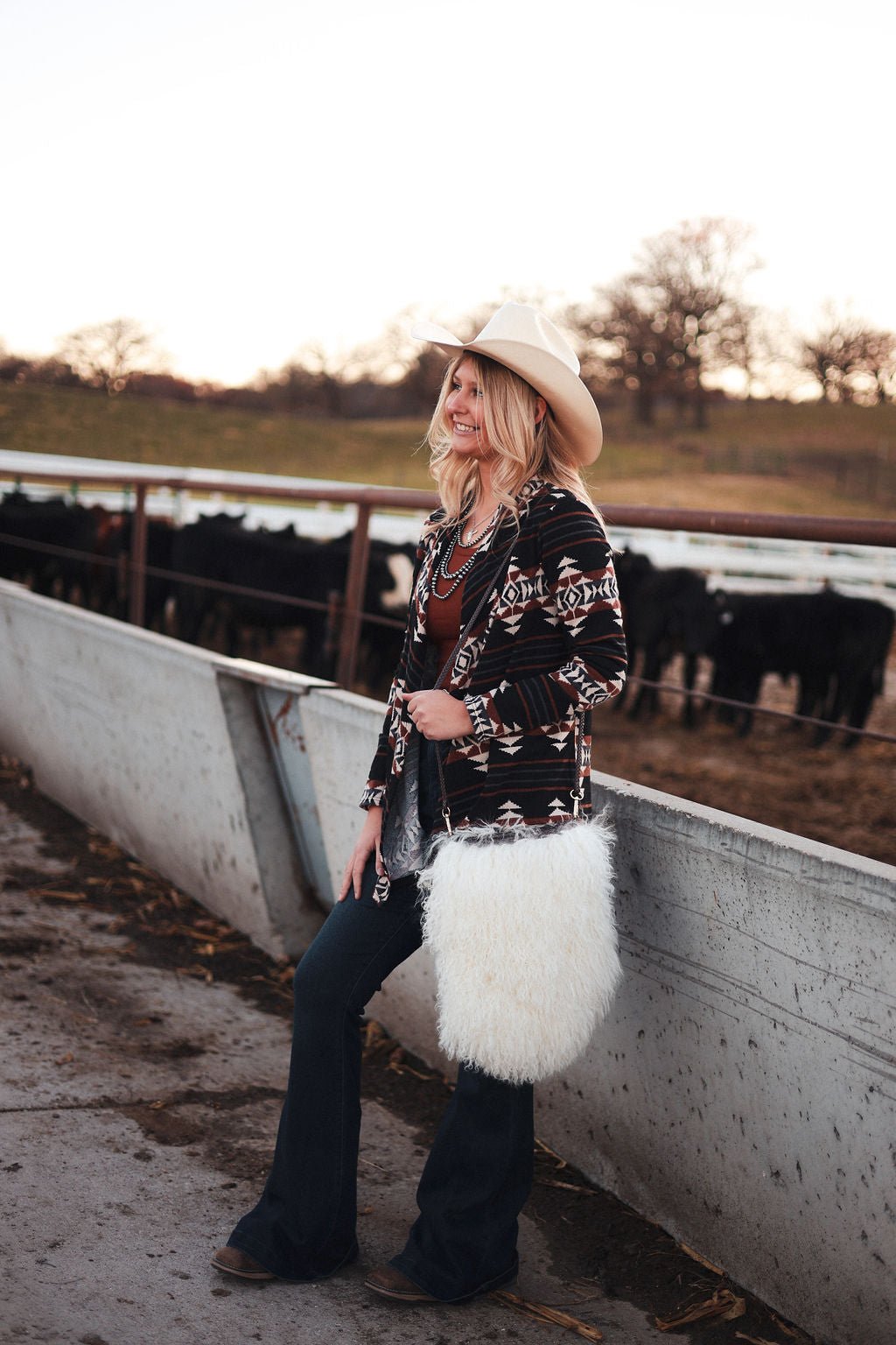 The Calgary Western Open Front Cardigan