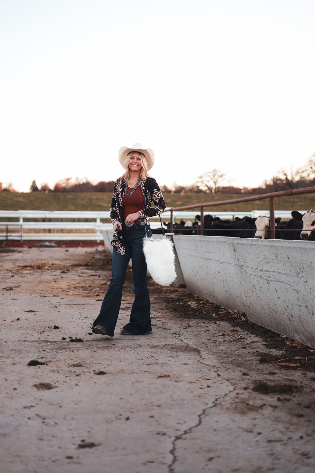 The Calgary Western Open Front Cardigan
