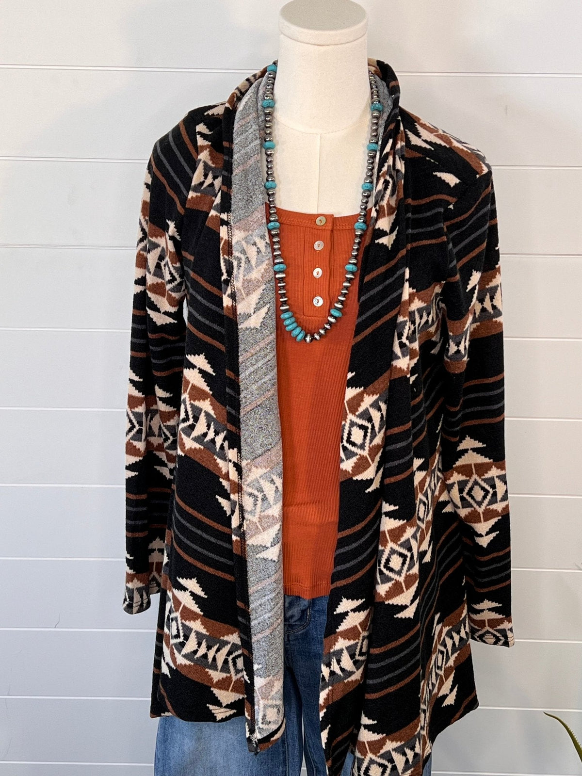 The Calgary Western Open Front Cardigan