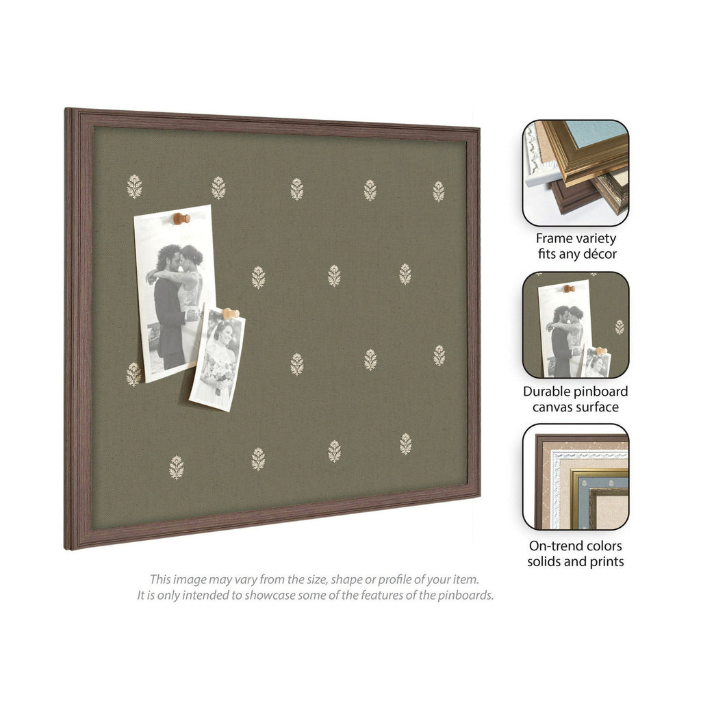 Pinboard | Green Botanical Block Print - Multiple Sizes!