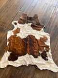 Genuine Brazilian Cowhide Rug — 6.5 ft × 4.5 ft (Photo-Exact Hide)