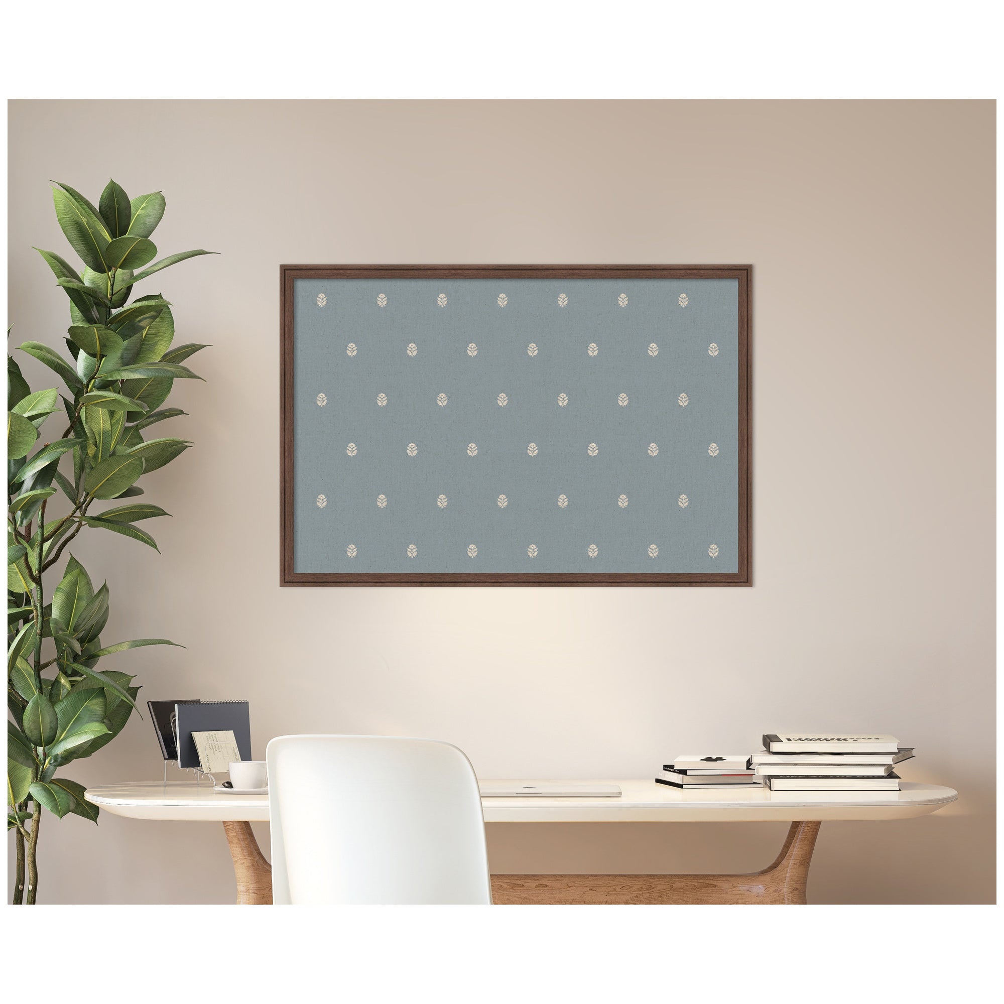 Pinboard | Blue Botanical Block Print