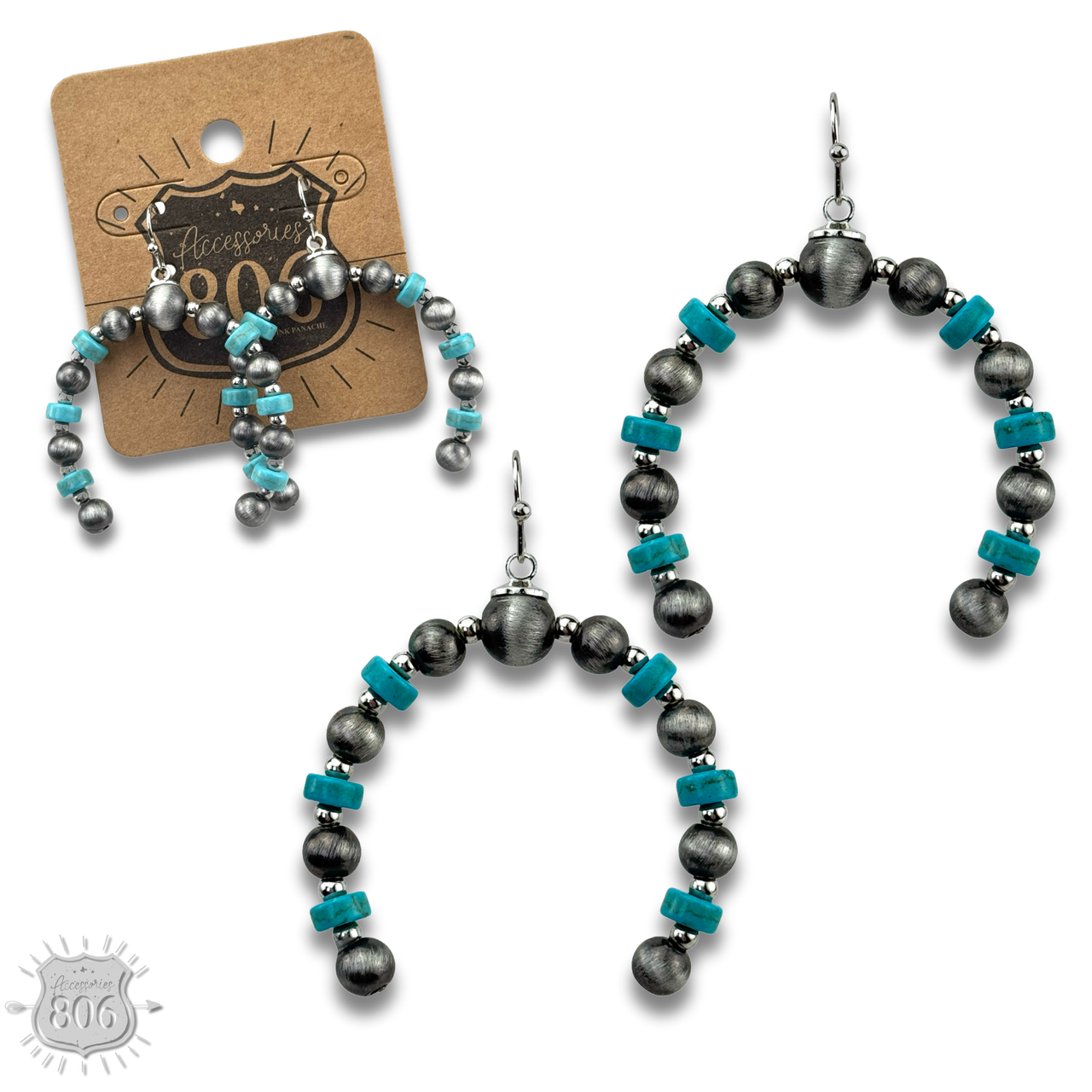 The Amarillo Arched Horn Earrings