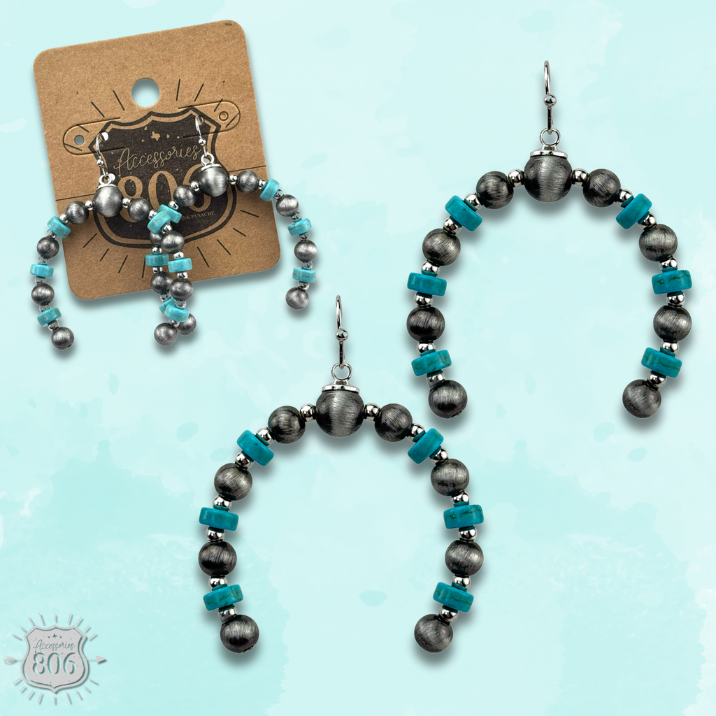 The Amarillo Arched Horn Earrings