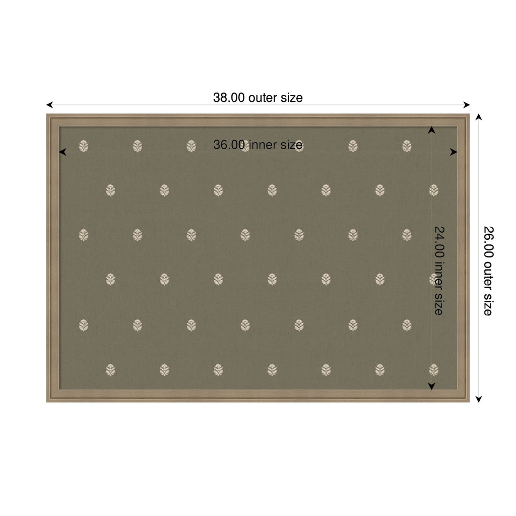 Pinboard | Green Botanical Block Print - Multiple Sizes!