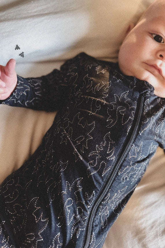 Midnight Mesa Footie Jammies