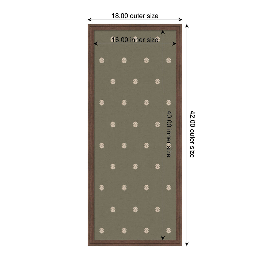 Pinboard | Green Botanical Block Print - Multiple Sizes!
