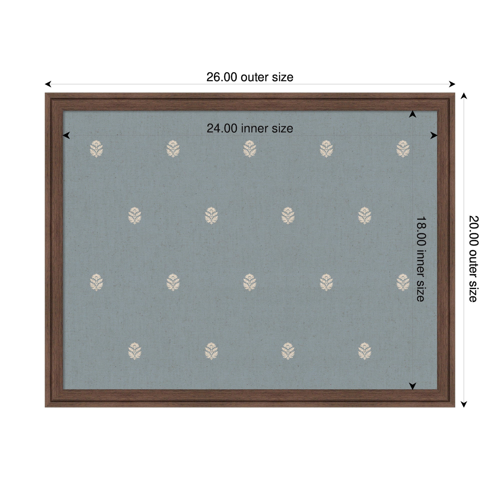 Pinboard | Blue Botanical Block Print