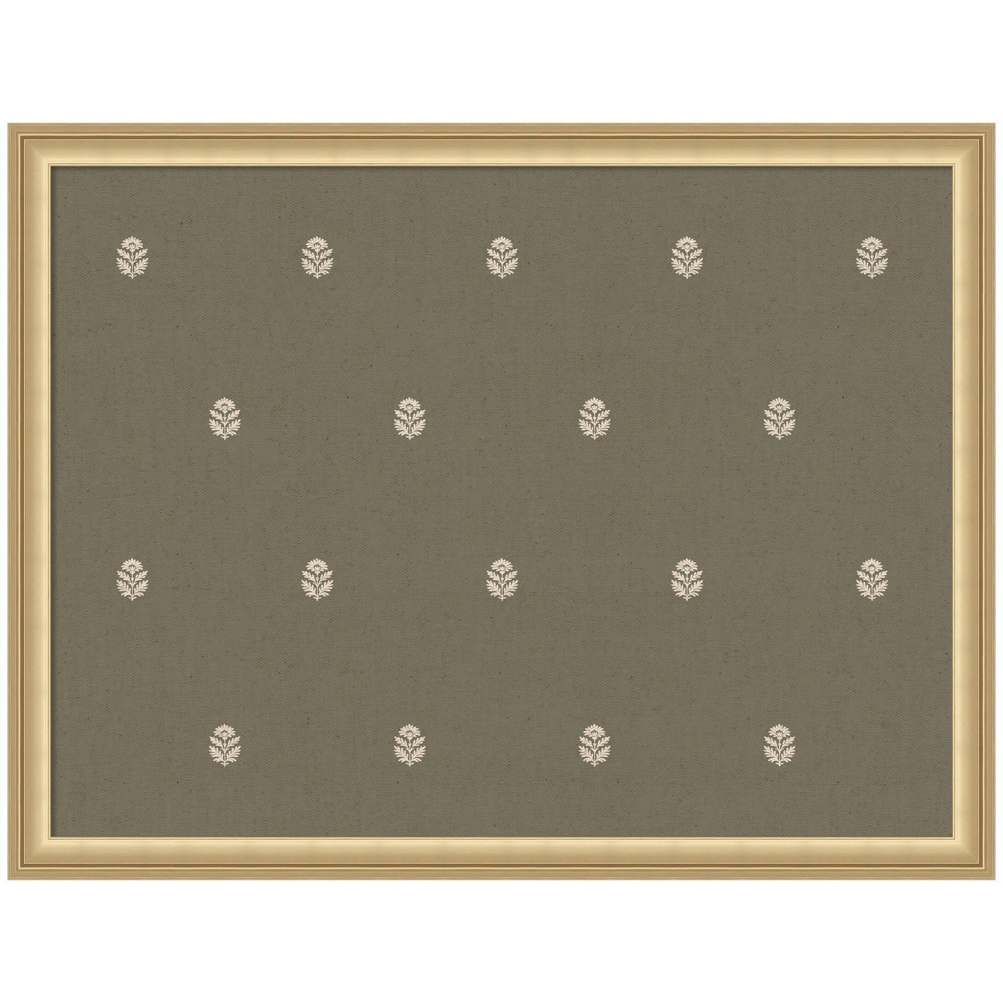 Pinboard | Green Botanical Block Print - Multiple Sizes!