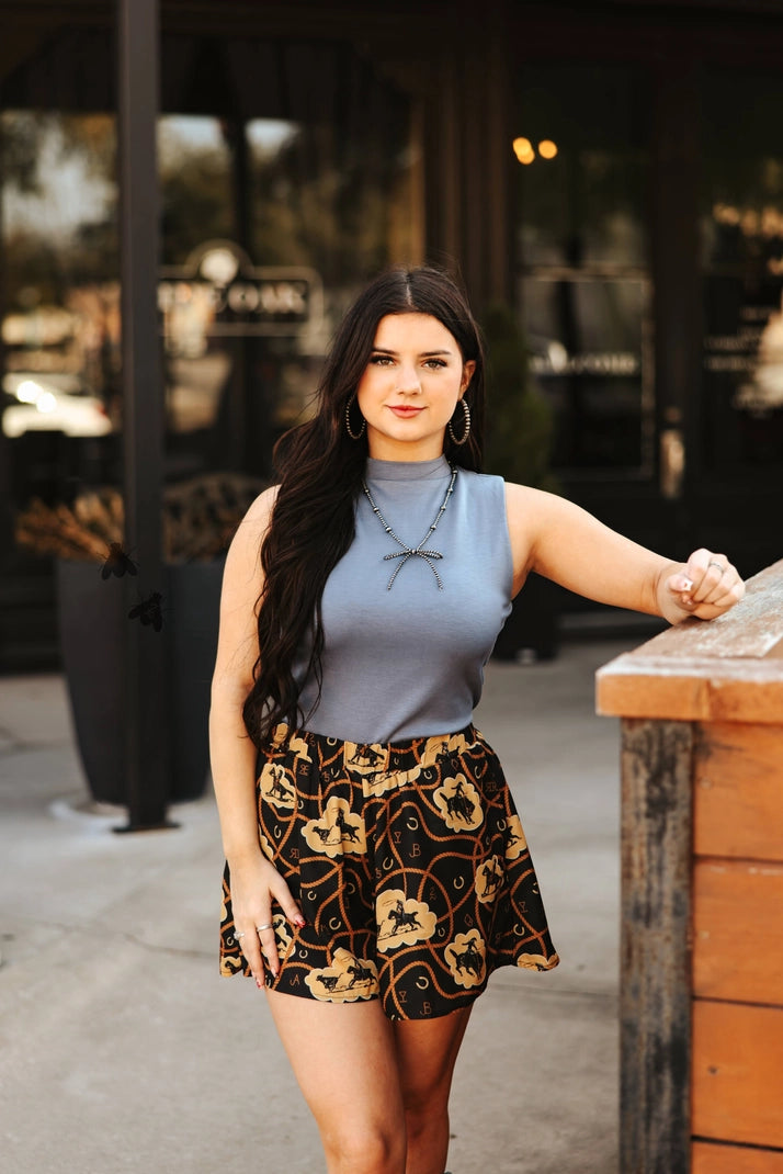 The Cloud Basic Mock Tank *Denim