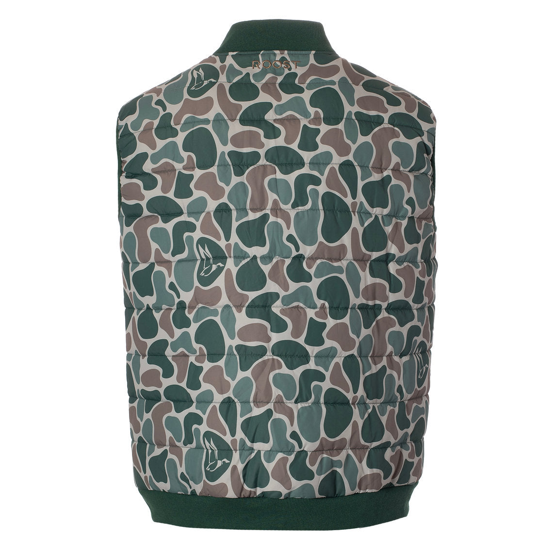 Roost Waterfowl Camo Puffer Vest