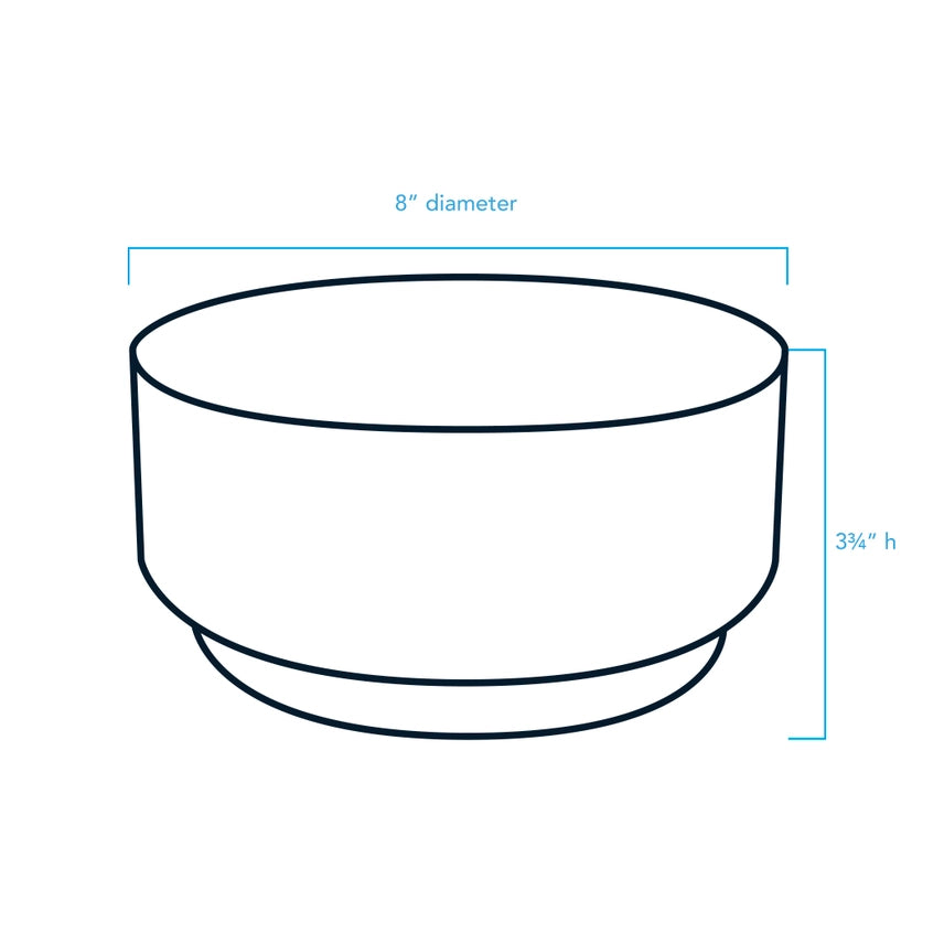 Pendleton Ceramic Dog Food Bowl