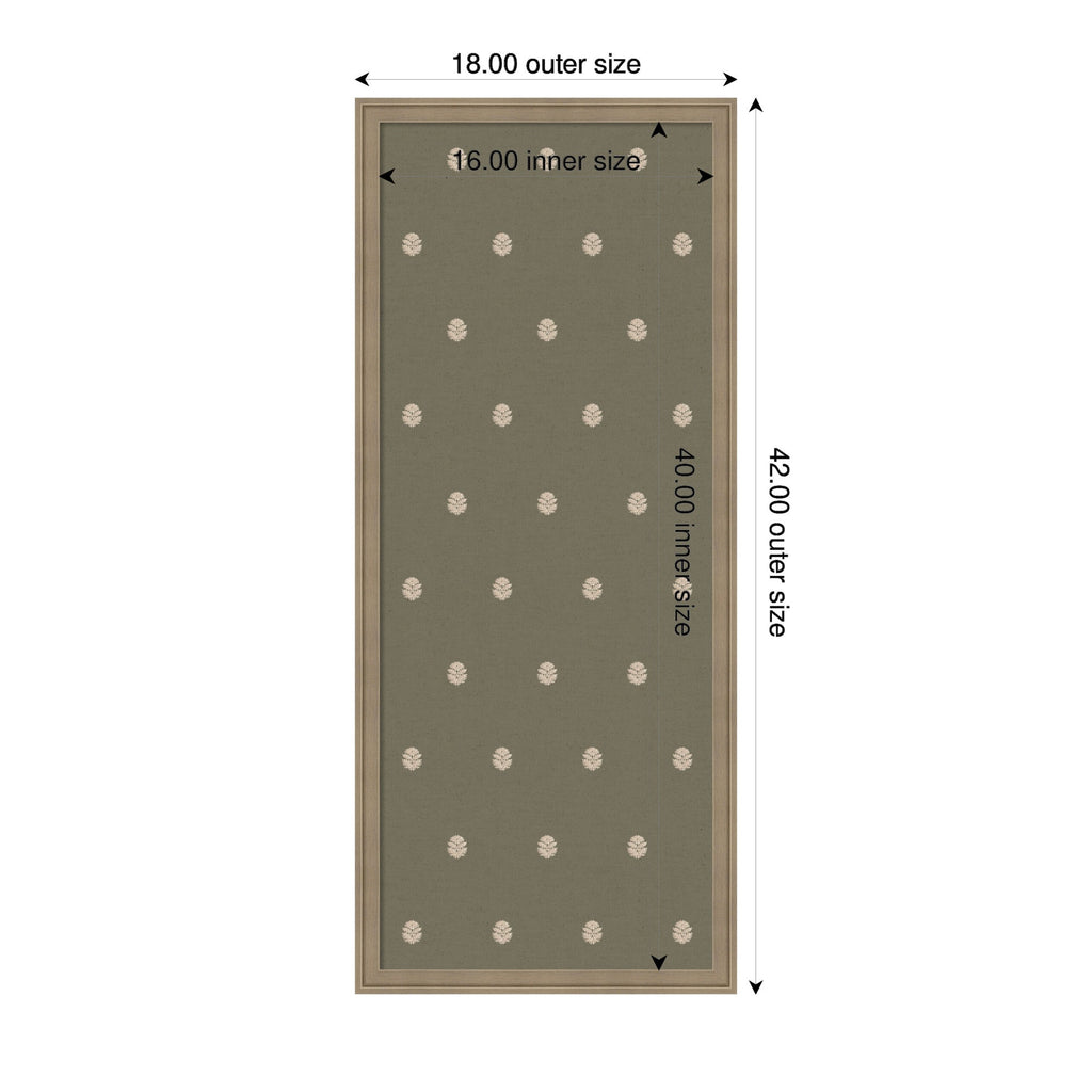 Pinboard | Green Botanical Block Print - Multiple Sizes!