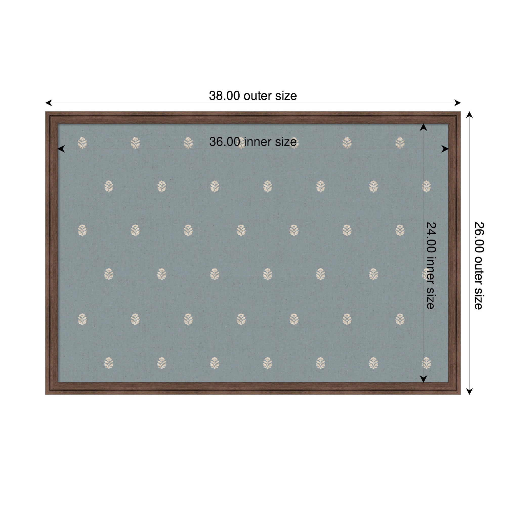 Pinboard | Blue Botanical Block Print