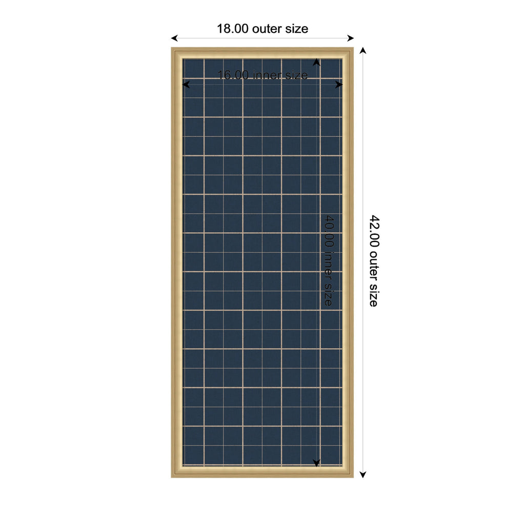 Framed Fabric Pinboard | Navy Blue Plaid - Multiple Sizes!