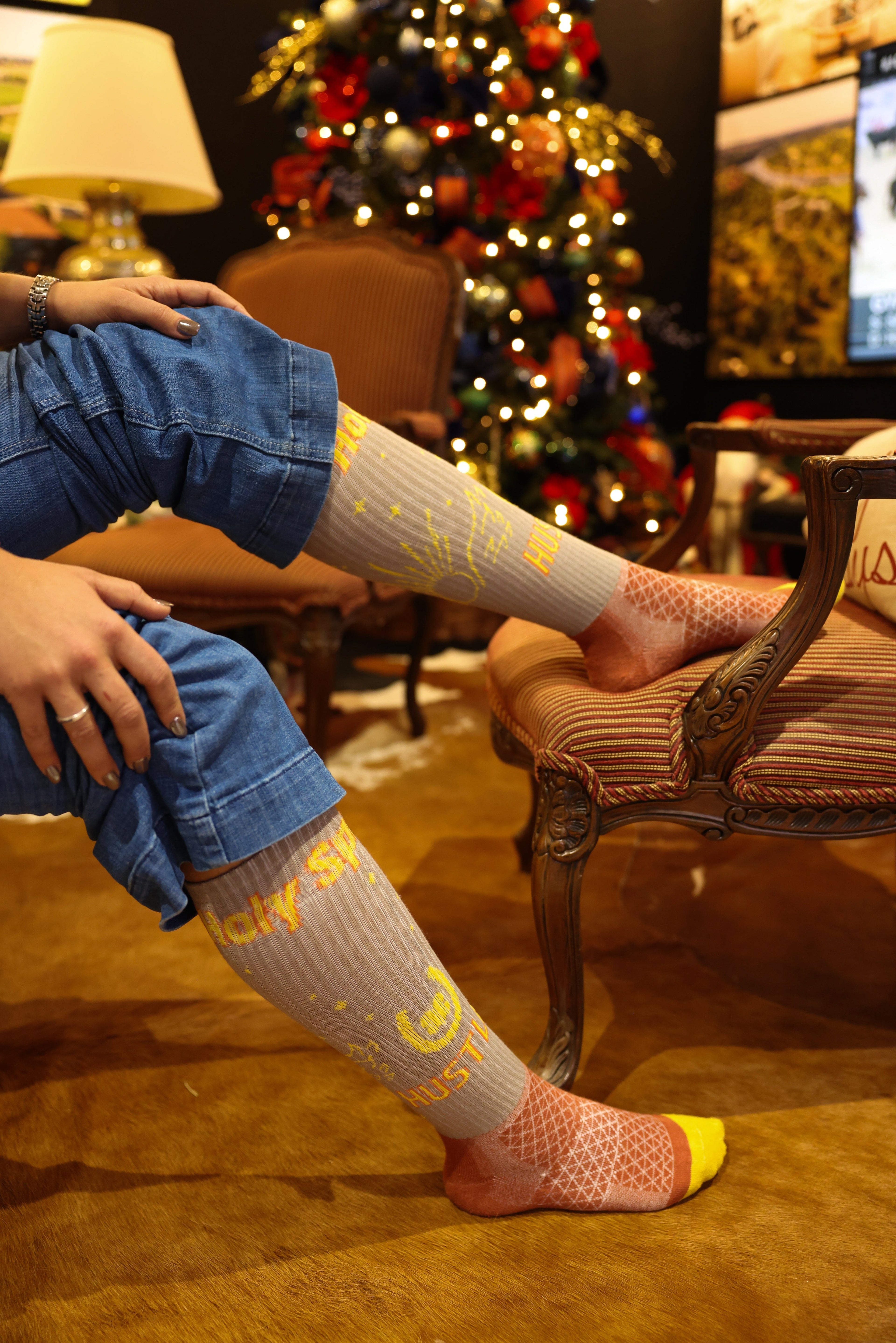 Holy Spirit Hustler Performance Boot Socks