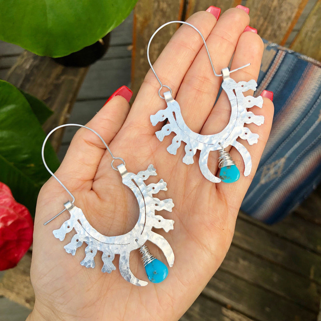 The Adriana Squash Blossom Hoop Earrings - Choose Your Earrings!