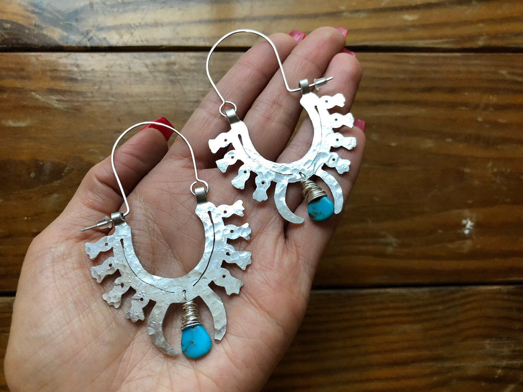 The Adriana Squash Blossom Hoop Earrings - Choose Your Earrings!