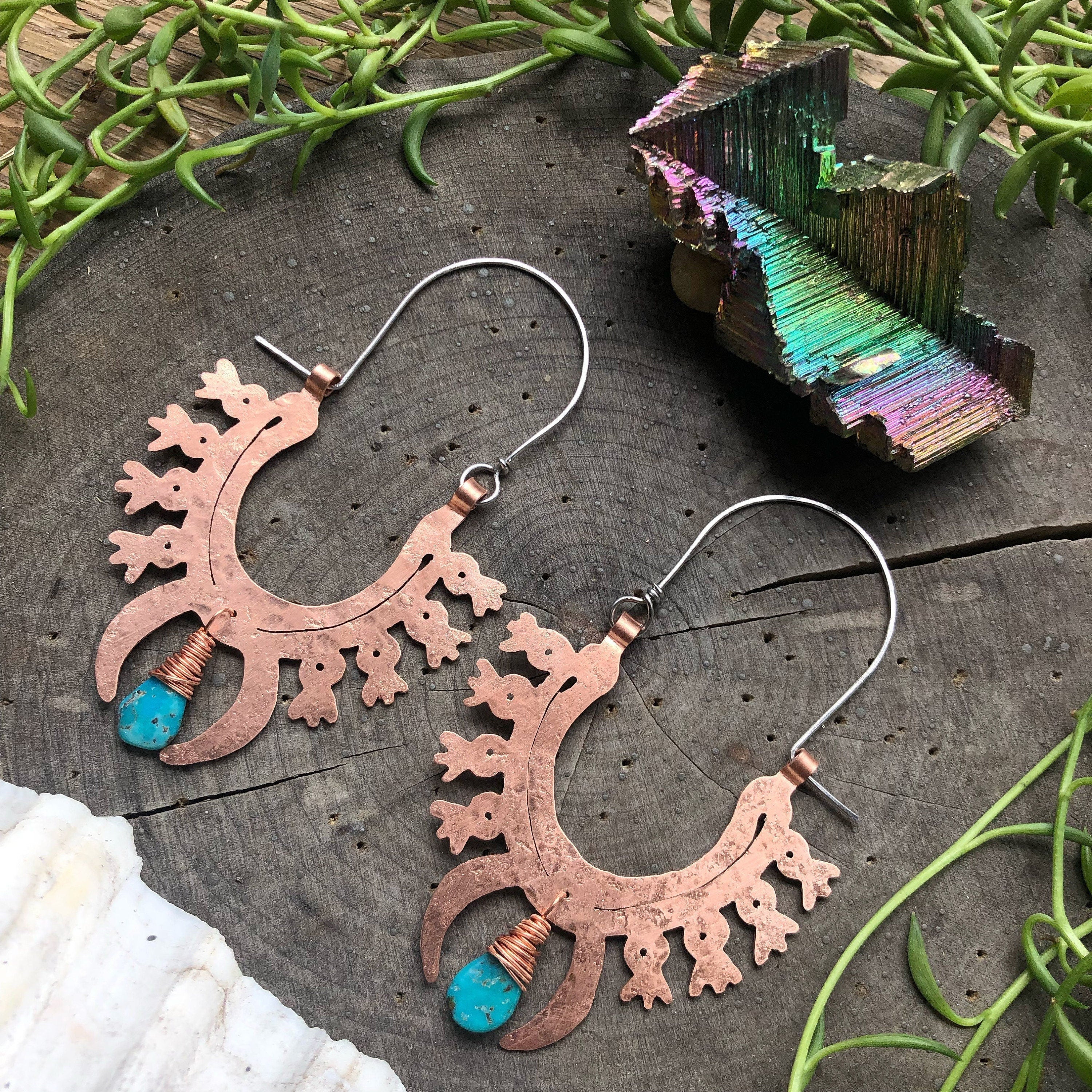 The Adriana Squash Blossom Hoop Earrings - Choose Your Earrings!
