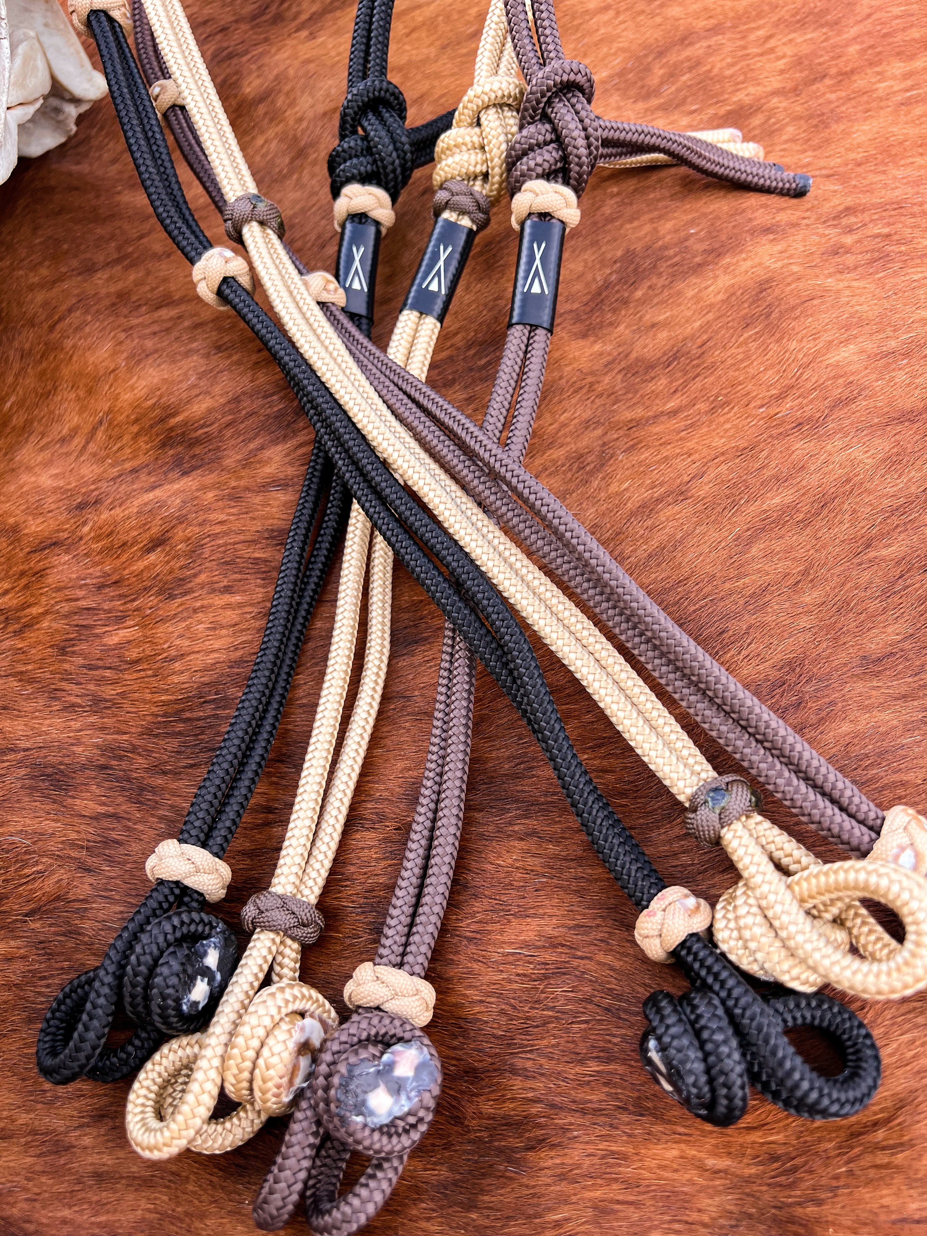 Hustle and Home Hand Tied Rope Headstall