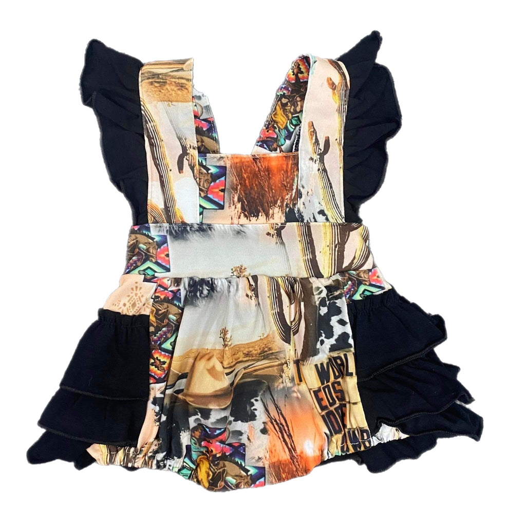 The Out West Ruffle Romper