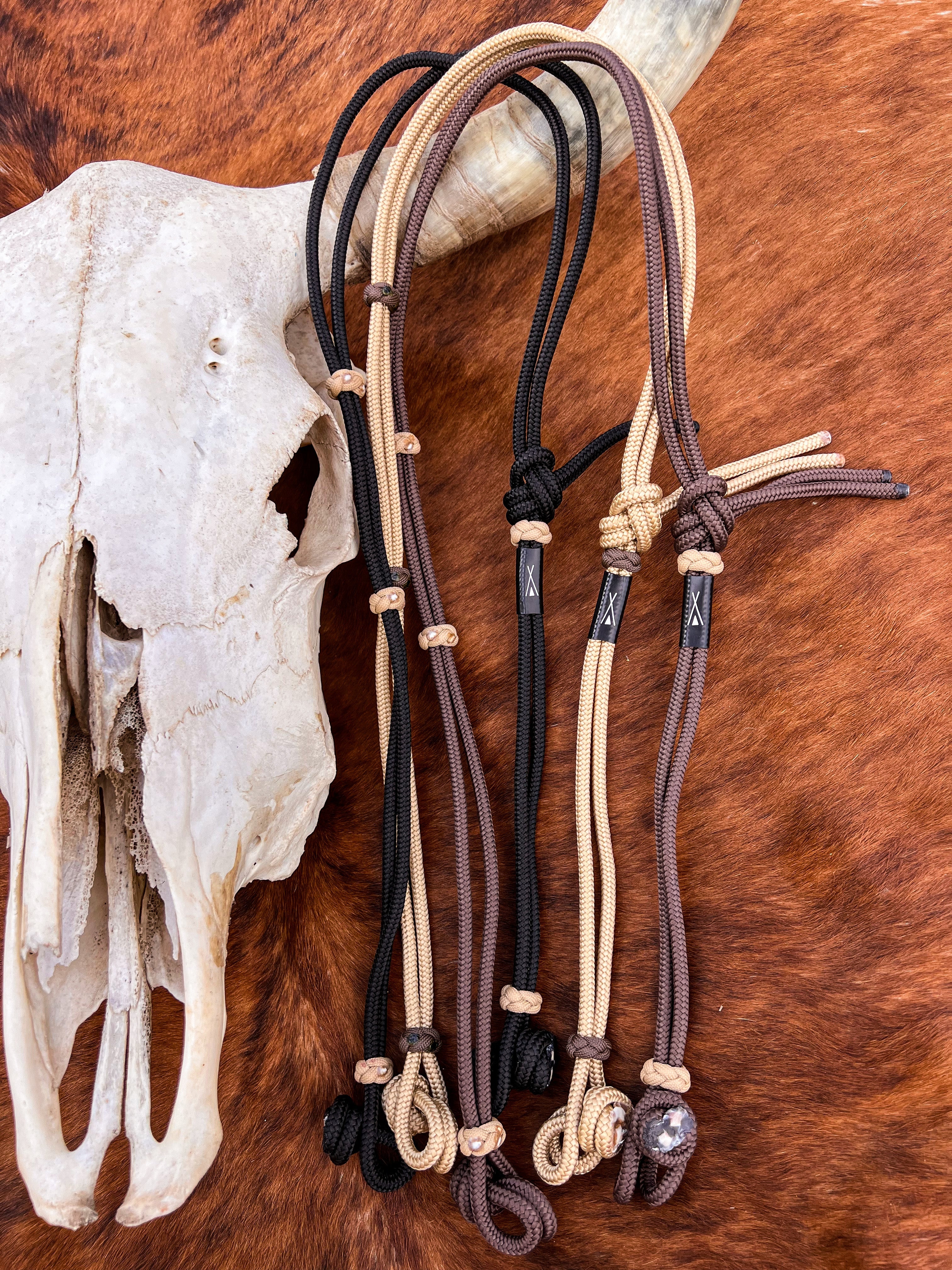 Hustle and Home Hand Tied Rope Headstall