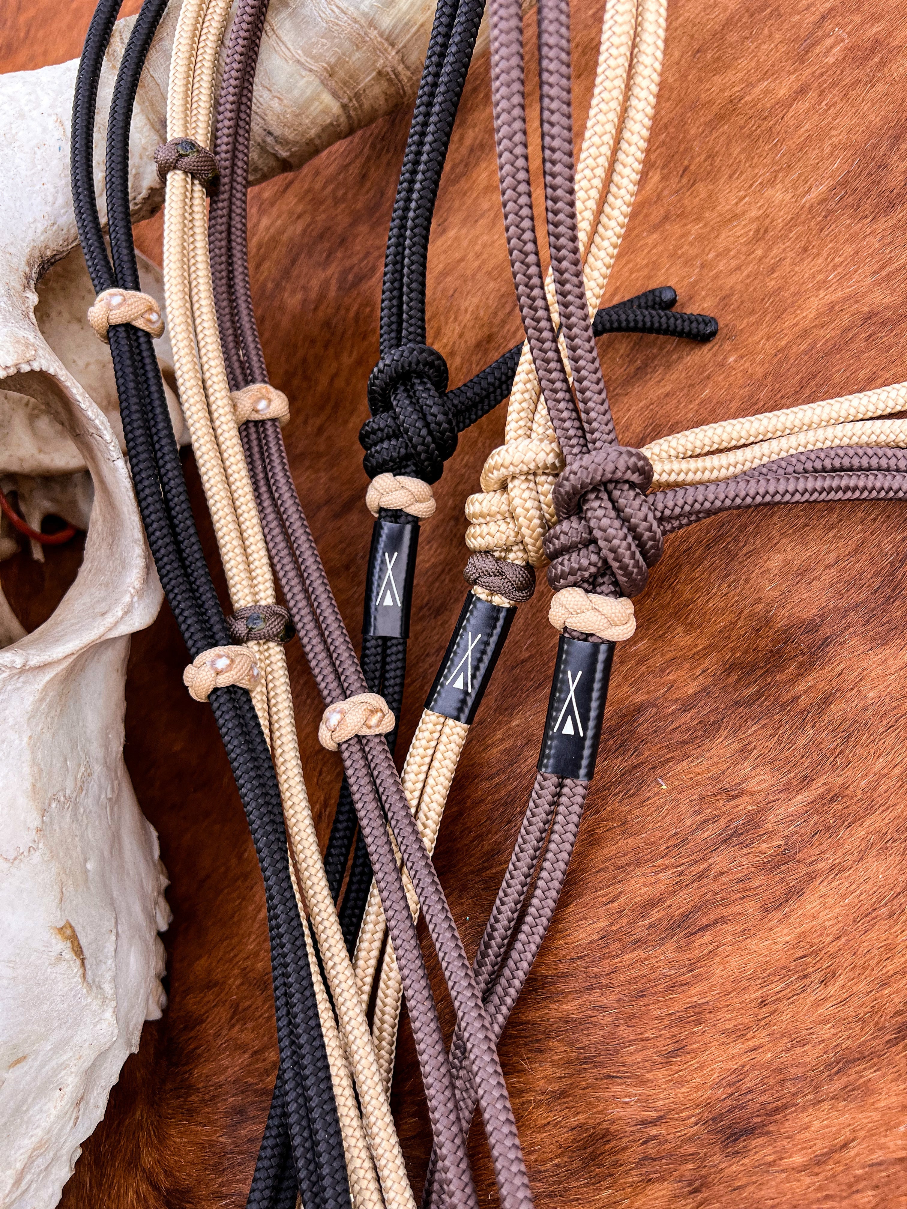 Hustle and Home Hand Tied Rope Headstall