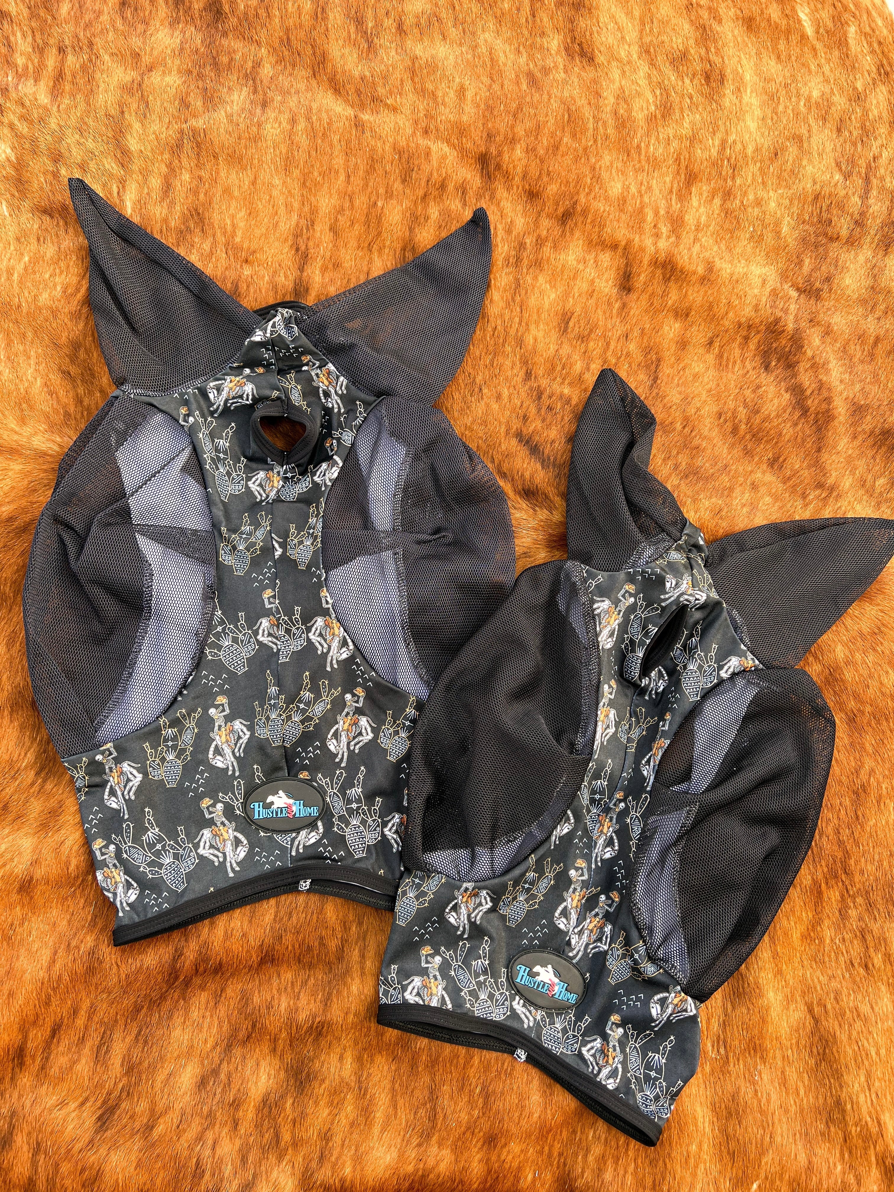 Hustle and Home Ride or Die Fly Mask - 3 Sizes!