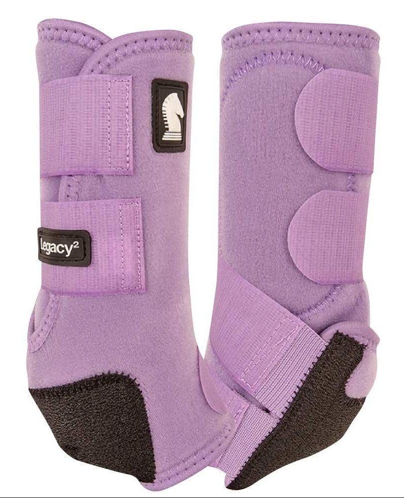 Classic Equine Legacy2 Hind Protective Boot - Lavender