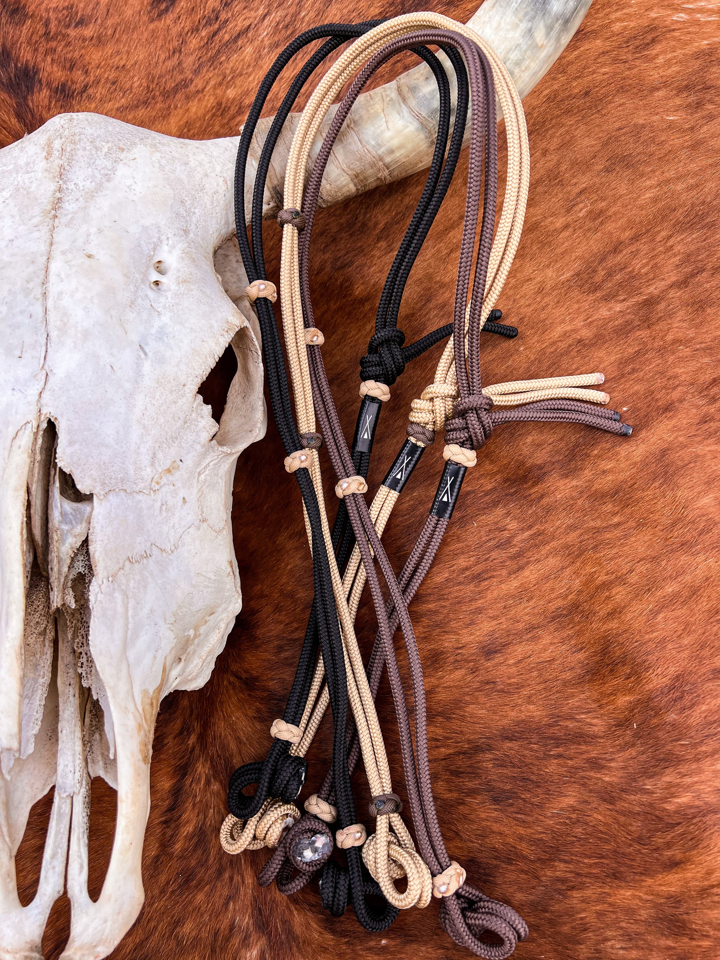 Hustle and Home Hand Tied Rope Headstall