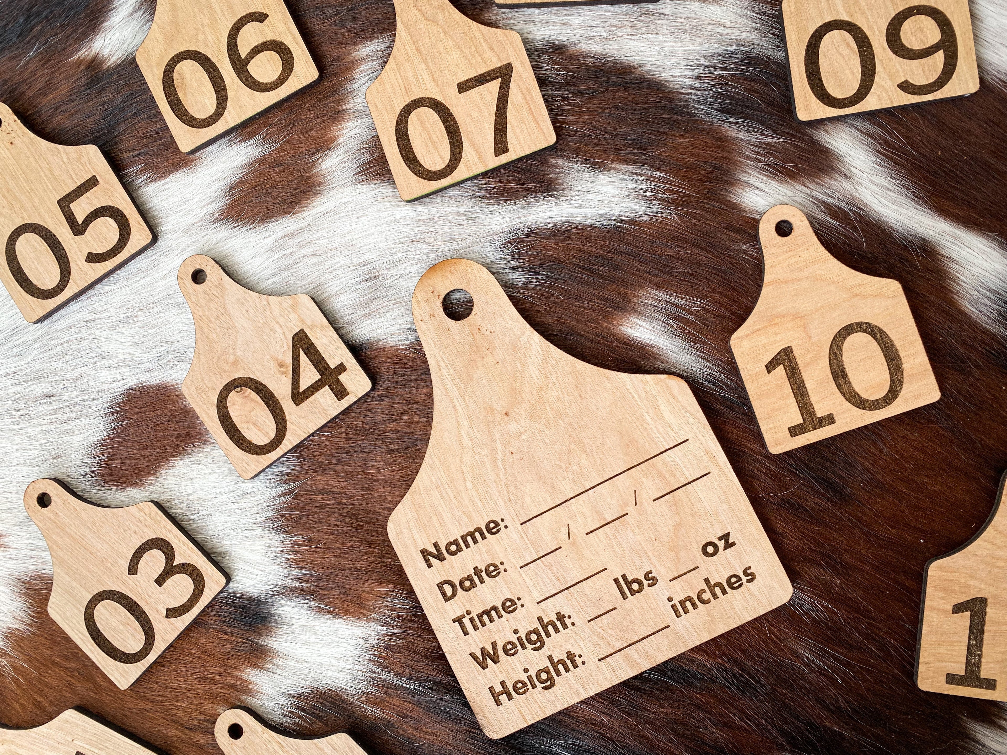 Milestone Ear Tags - NO BRAND