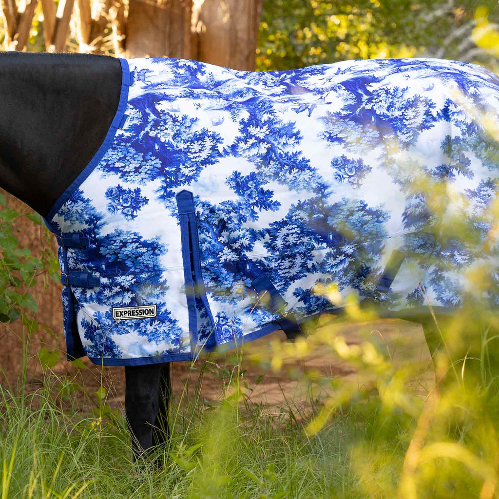 Jeffers Expression 1200 Denier Standard Neck Turnout Horse Blanket, 240 Gram - Pick Your Design!