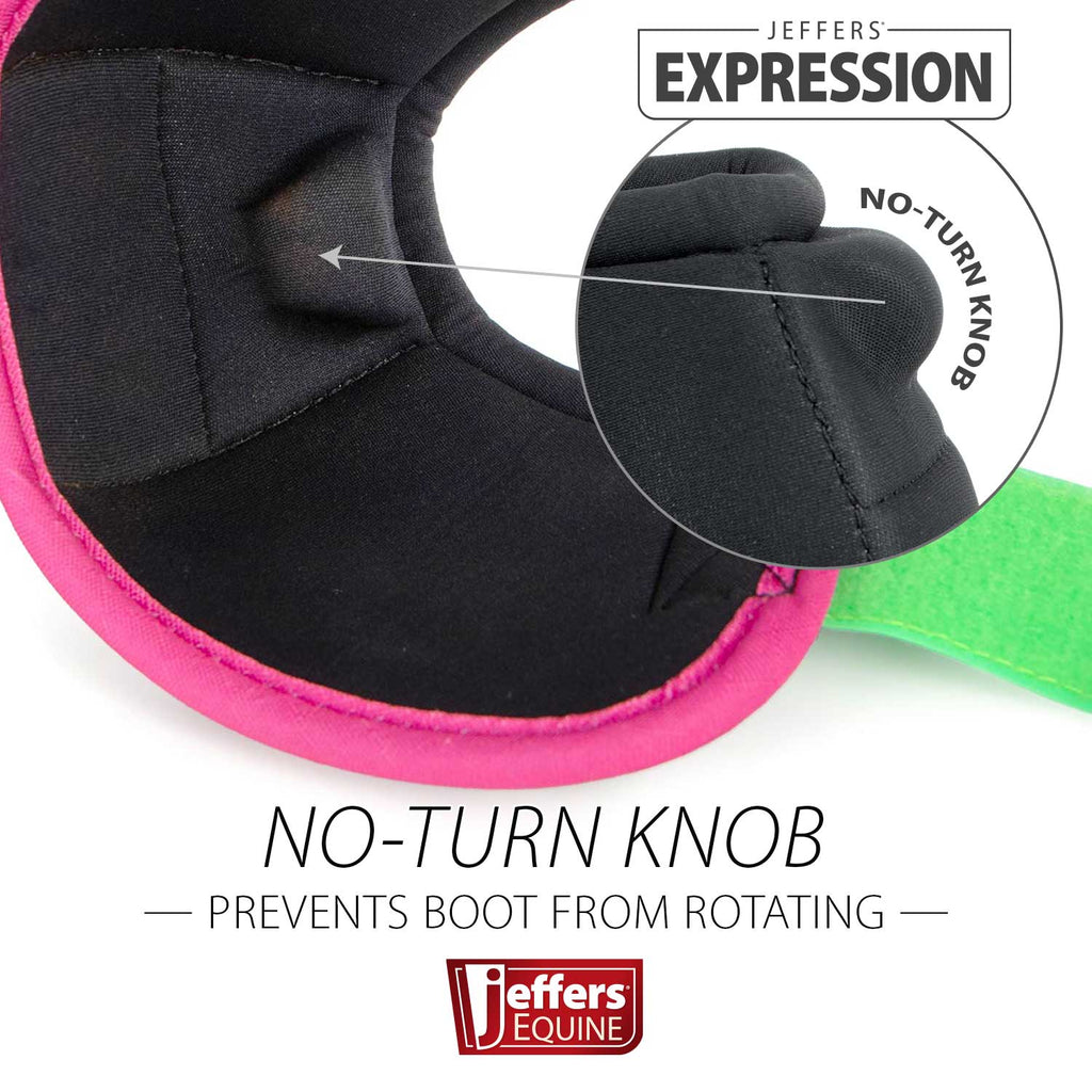 Jeffers Expression No-Turn Bell Boots for Horses, Pair - Pick Your Design!