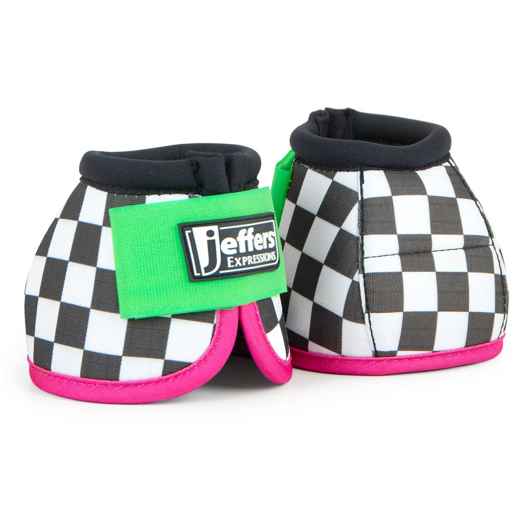 Jeffers Expression No-Turn Bell Boots for Horses, Pair - Pick Your Design!