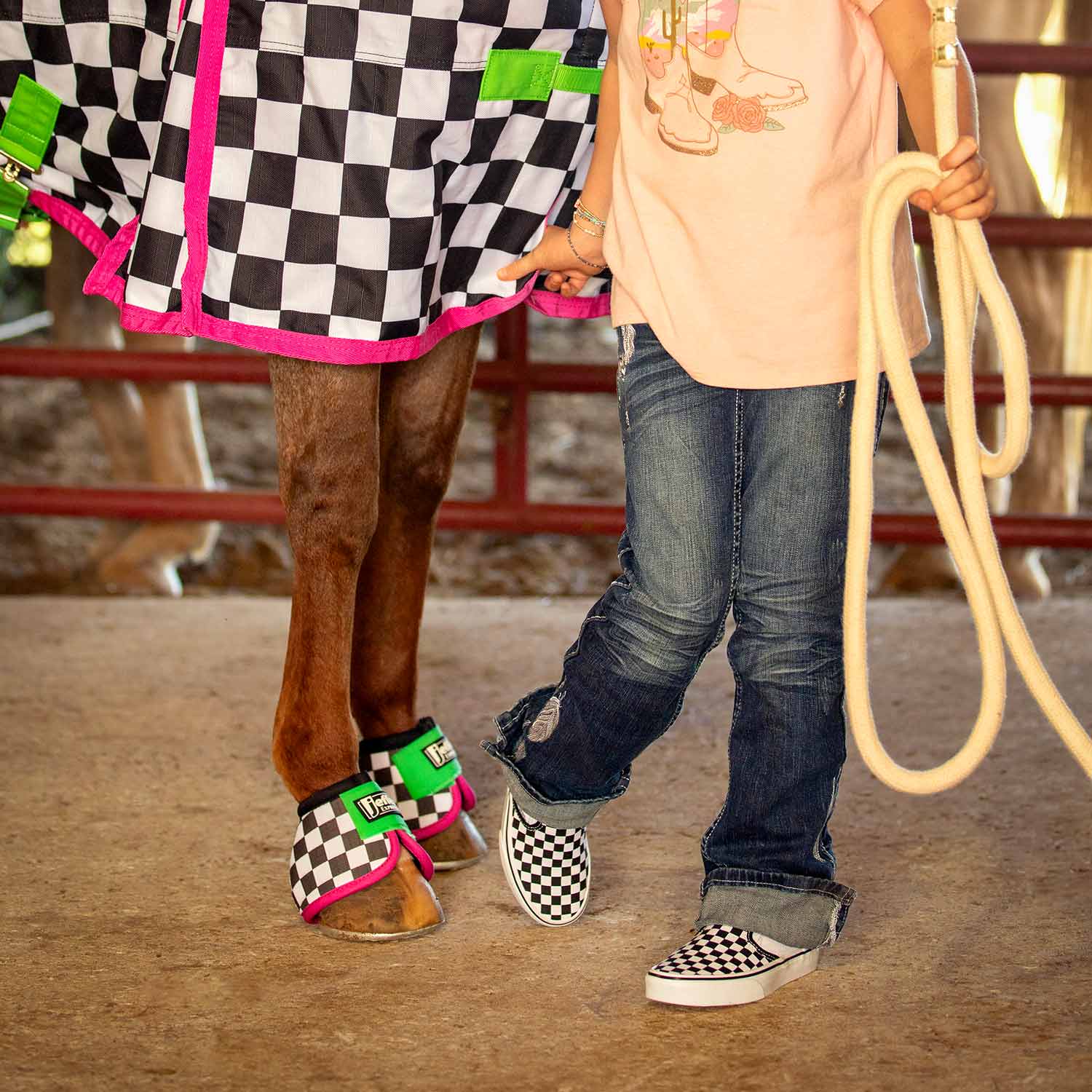 Jeffers Expression No-Turn Bell Boots for Horses, Pair - Pick Your Design!