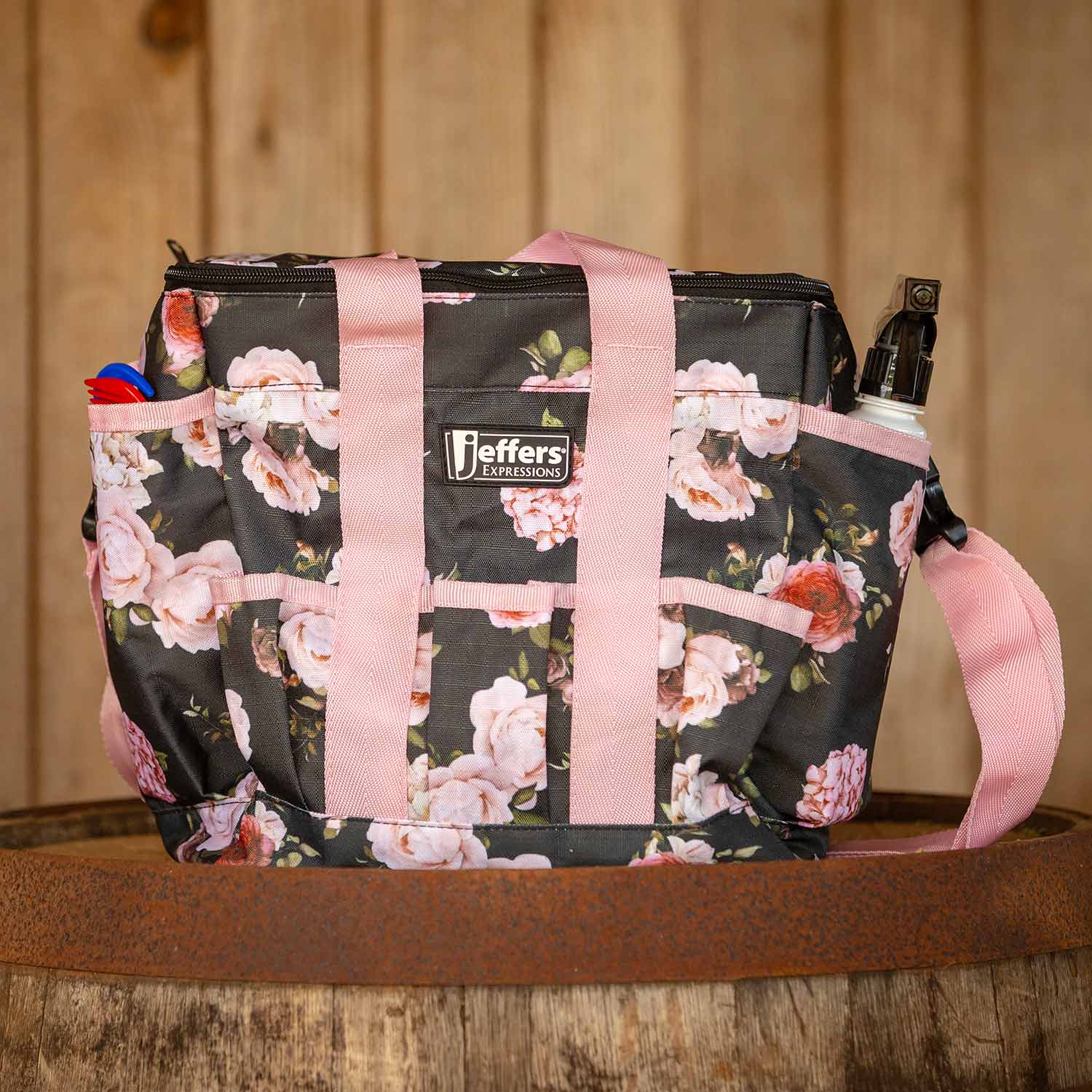 Jeffers Expression Deluxe Horse Grooming Bag with Adjustable Strap - Pick Your Design!