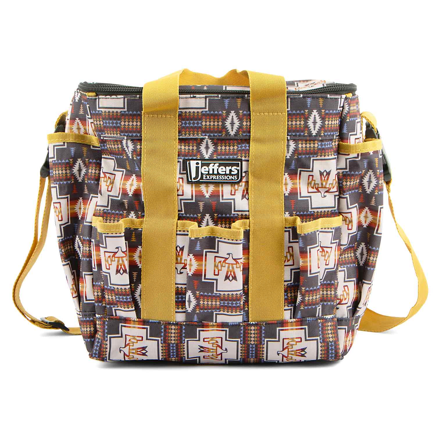 Jeffers Expression Deluxe Horse Grooming Bag with Adjustable Strap - Pick Your Design!