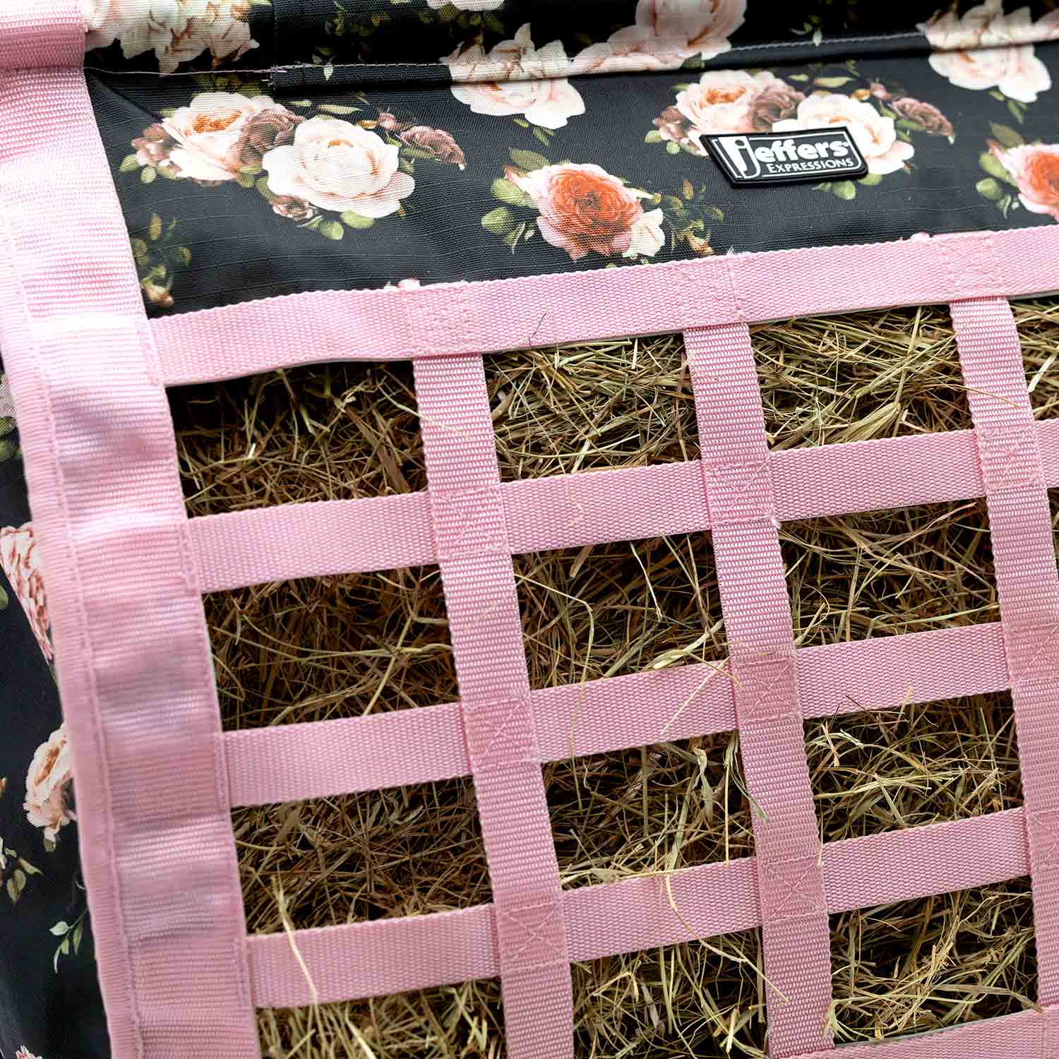 Jeffers Expression Extend-Feed Hay Bag for Horses & Livestock - Pick Your Design!