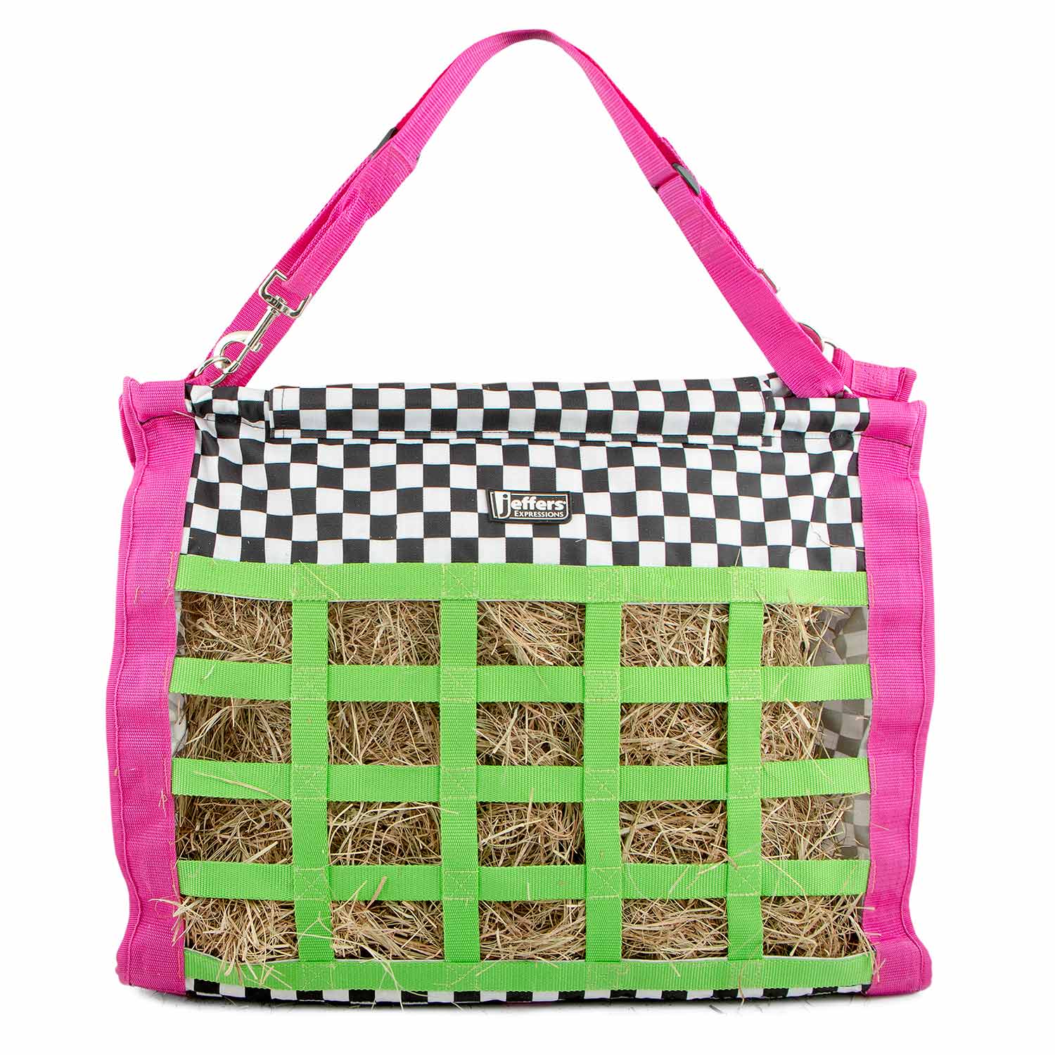 Jeffers Expression Extend-Feed Hay Bag for Horses & Livestock - Pick Your Design!