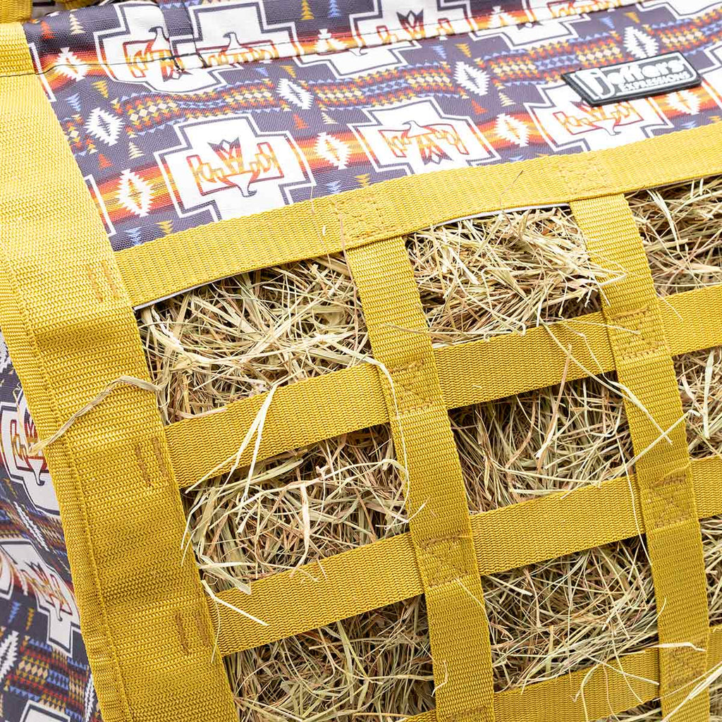 Jeffers Expression Extend-Feed Hay Bag for Horses & Livestock - Pick Your Design!