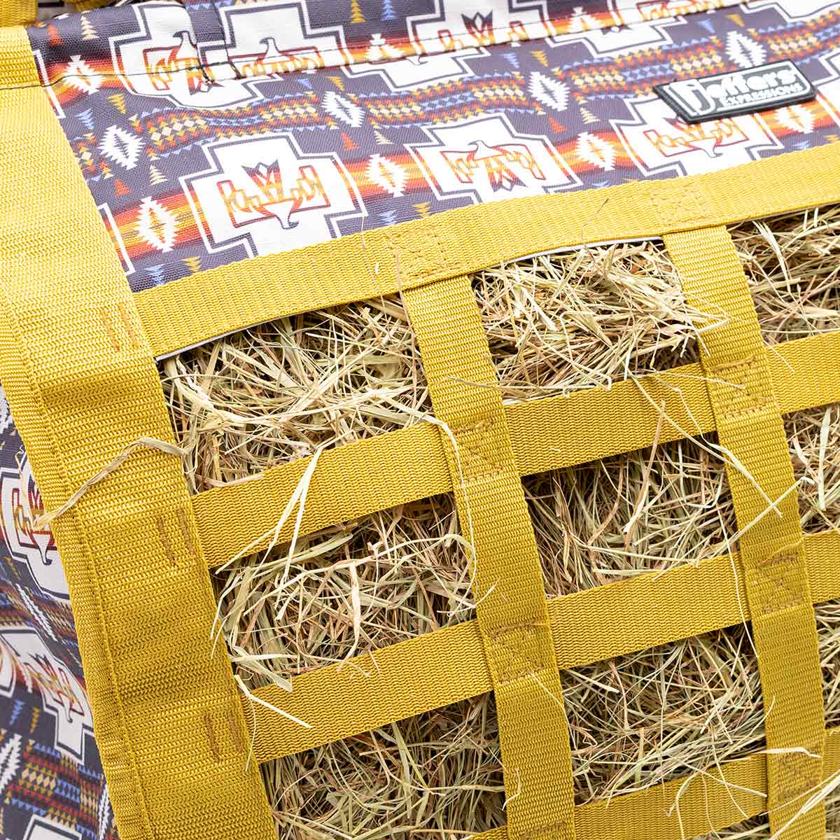 Jeffers Expression Extend-Feed Hay Bag for Horses & Livestock - Pick Your Design!