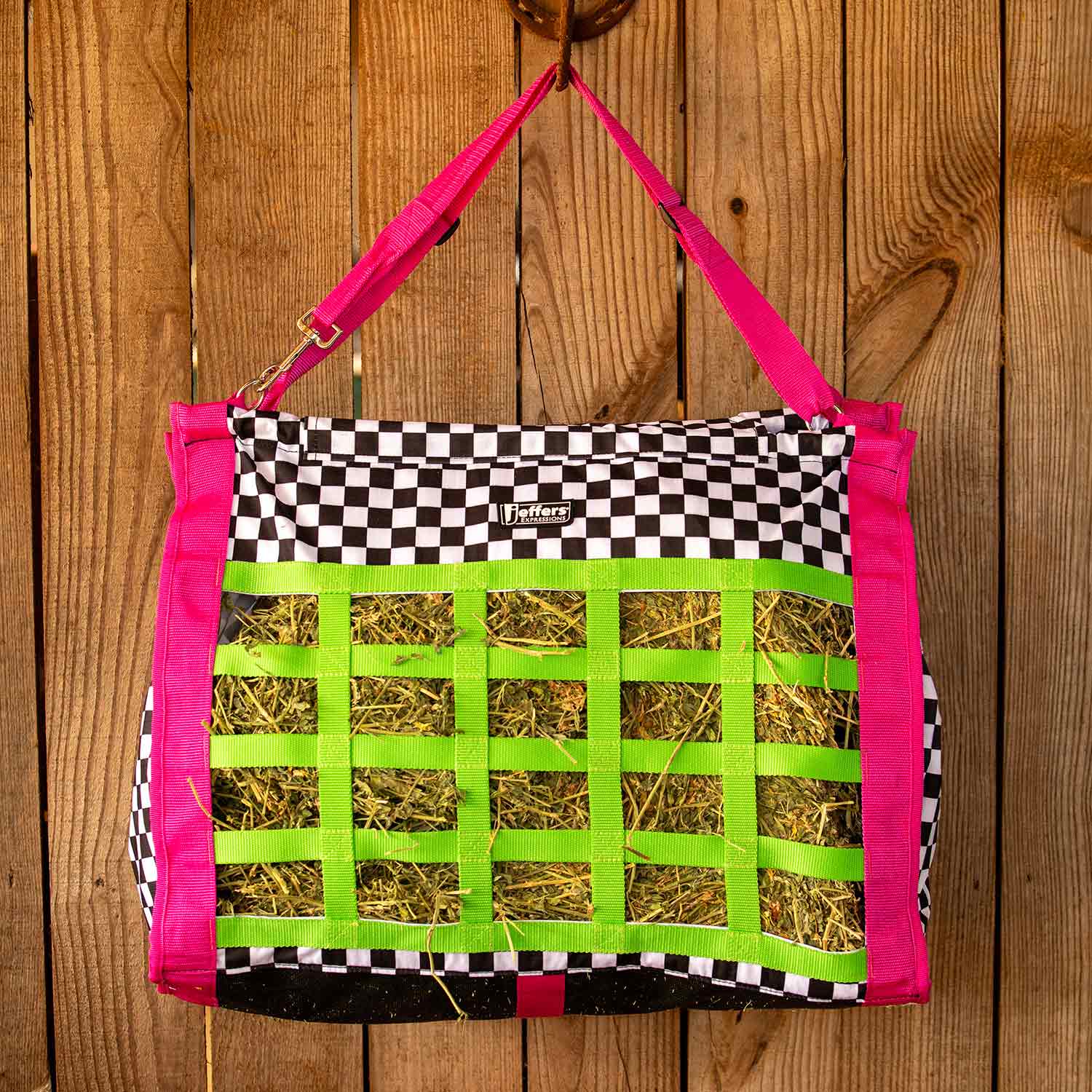 Jeffers Expression Extend-Feed Hay Bag for Horses & Livestock - Pick Your Design!