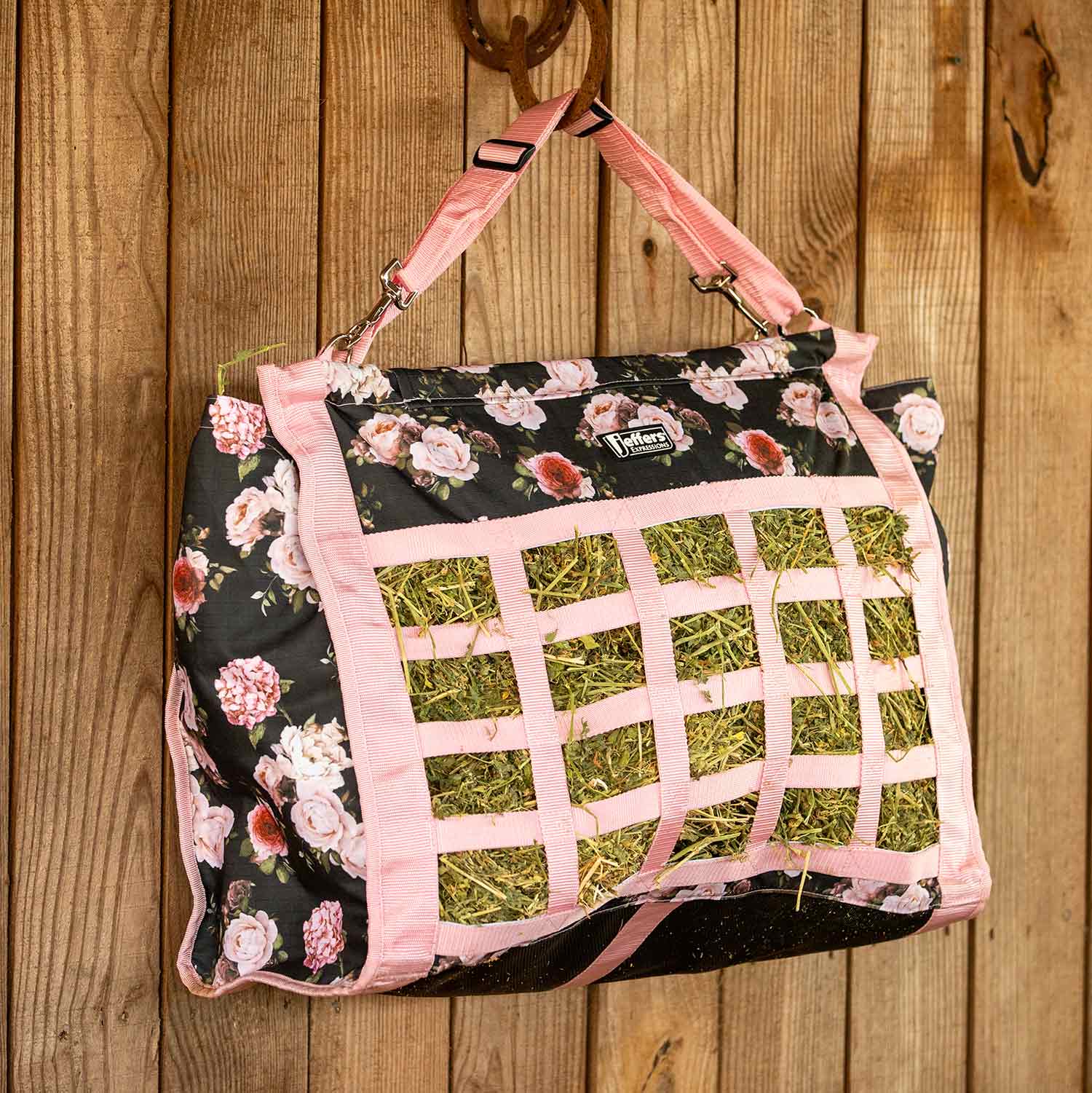 Jeffers Expression Extend-Feed Hay Bag for Horses & Livestock - Pick Your Design!
