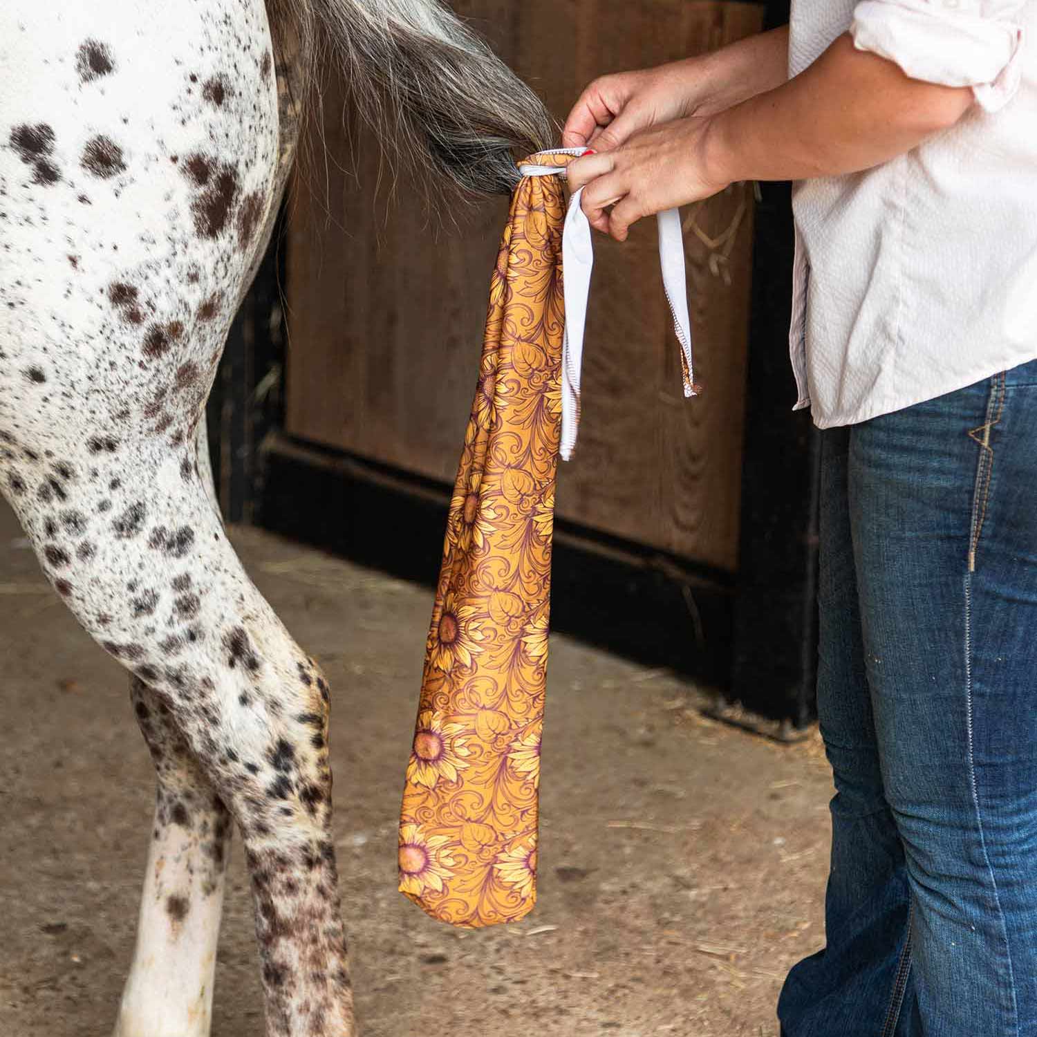 Jeffers Expression Lycra Horse Tail Bag, 24"L - Pick Your Design!