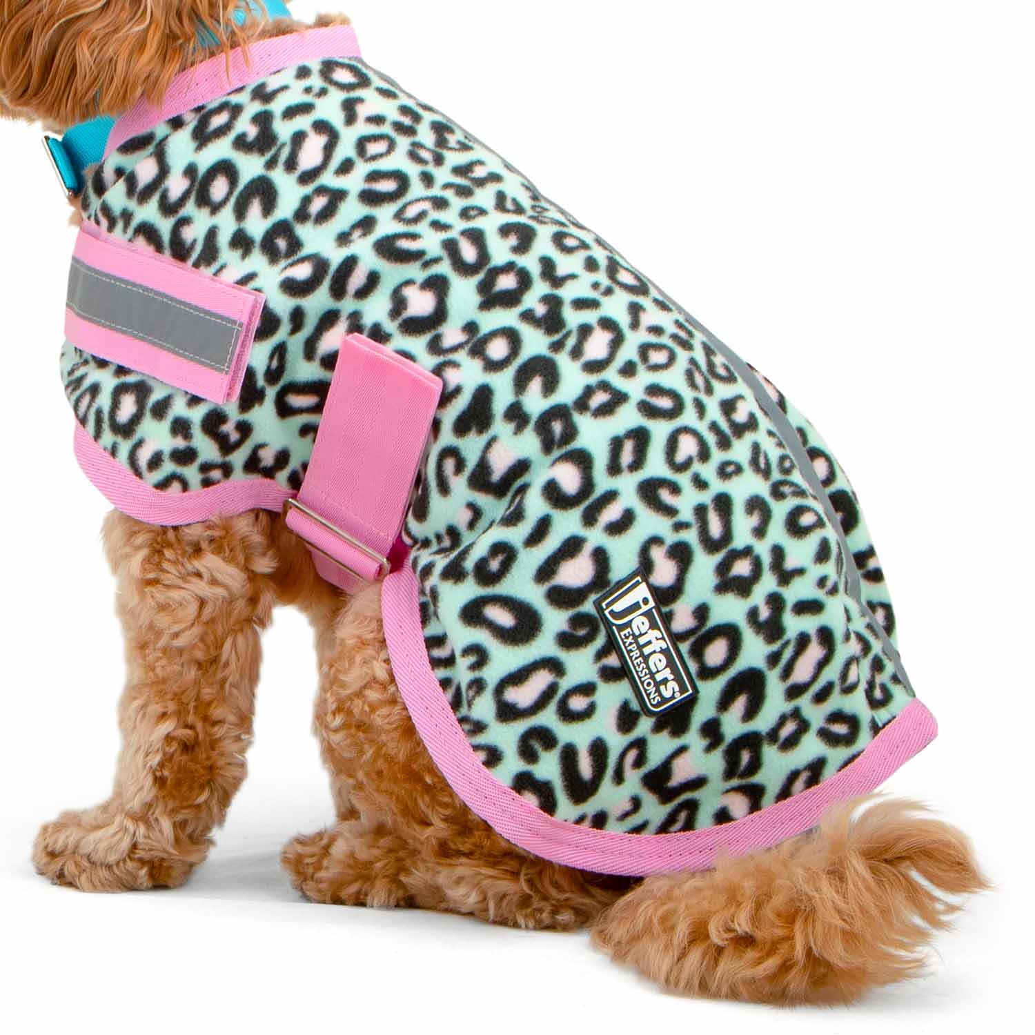 Jeffers Expression Moisture-Wicking Fleece Dog Coat - Pick Your Design!