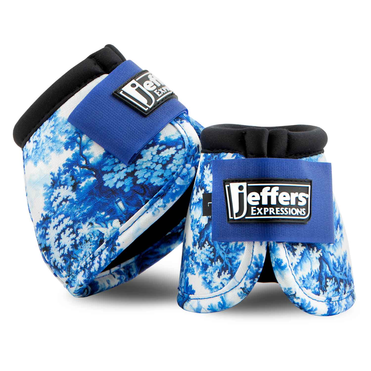 Jeffers Expression No-Turn Bell Boots for Horses, Pair - Pick Your Design!